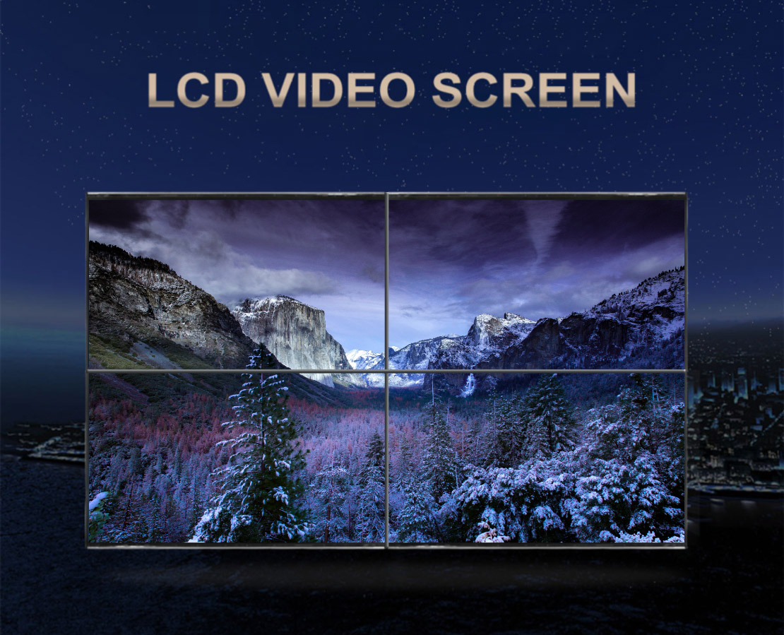 Muro de vídeo LCD