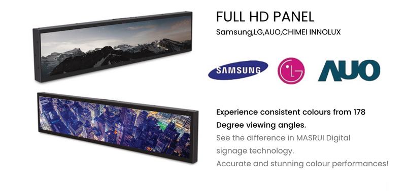 ဆန့်ဘား LCD ကြော်ငြာဒစ်ဂျစ်တယ် ဆိုင်းဘုတ် (၁)၊