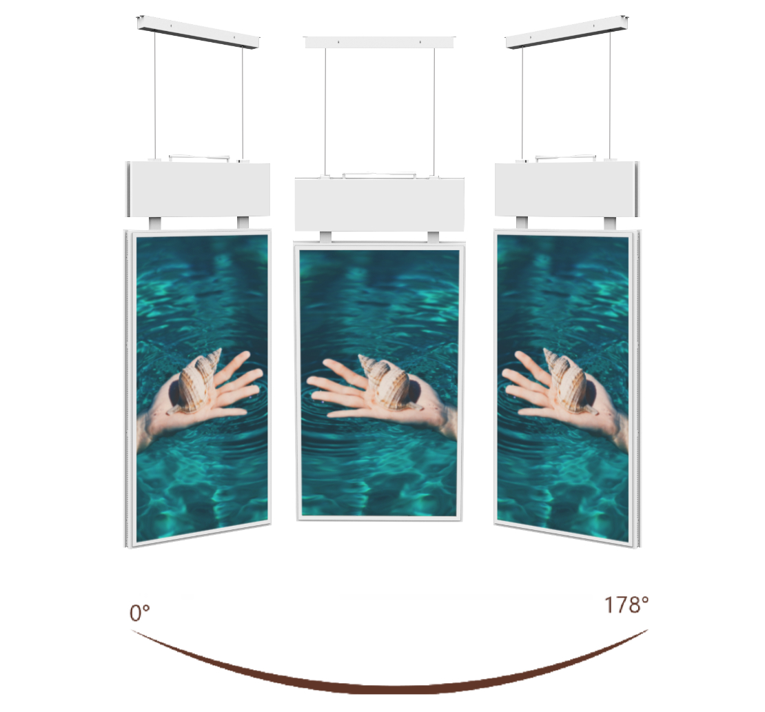 Double sided high Brightness Hanging Display  (1)