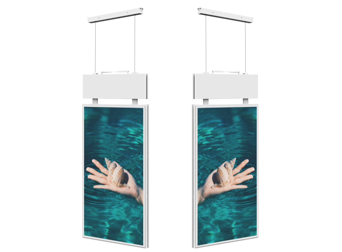 Double sided high Brightness Hanging Display  (1)